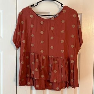 Polka-Dotted Blouse